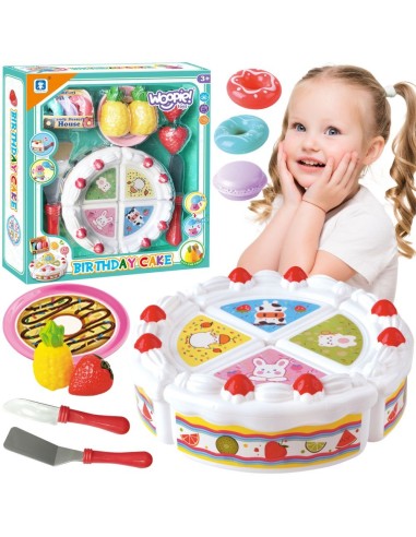 WOOPIE Tort Urodzinowy z Owoce do Krojenia i Słodkościami