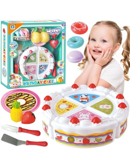 WOOPIE Tort Urodzinowy z Owoce do Krojenia i Słodkościami