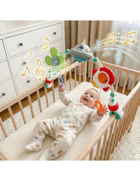WOOPIE BABY Interaktyvus arkinis lankelis lovytei su lopšinėmis