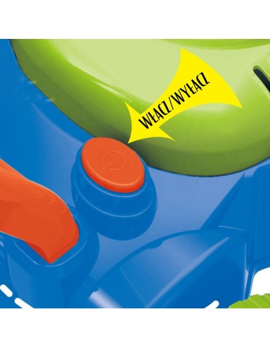 WOOPIE Kosiarka Bańki Mydlane z Dźwiękami i Płynem - Zabawka