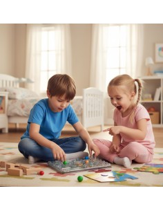 3D Gyvatės ir kopėčios Woopie – stalo žaidimas su kamuoliukais vaikams 3+ 2
