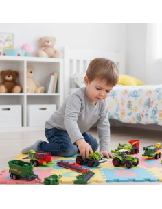 Zestaw Traktory Maszyny Rolnicze Woopie -  Farma dla Dziecka 2