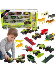 Zestaw Traktory Maszyny Rolnicze Woopie -  Farma dla Dziecka