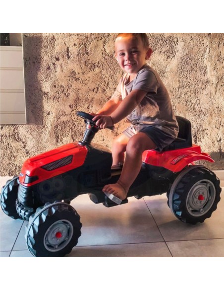 WOOPIE traktorius pedalais Farmer GoTrac – tylūs ratai vaikams