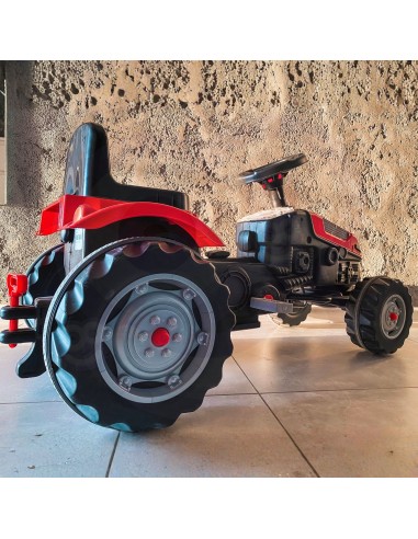 WOOPIE traktorius pedalais Farmer GoTrac – tylūs ratai vaikams