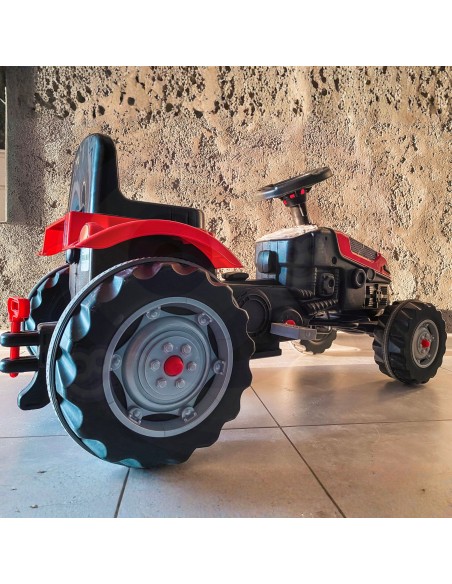 WOOPIE traktorius pedalais Farmer GoTrac – tylūs ratai vaikams