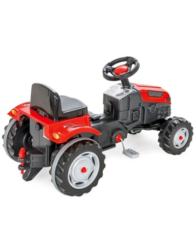 WOOPIE traktorius pedalais Farmer GoTrac – tylūs ratai vaikams