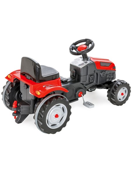 WOOPIE traktorius pedalais Farmer GoTrac – tylūs ratai vaikams