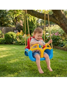 WOOPIE „Swing 3in1“ mėlynos spalvos sūpynės – patogumas ir pramogos vaikams 2