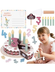 Wooden Turnip Cake - Educational Birthday Fun!