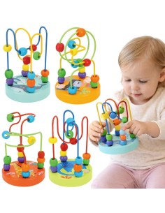 TOOKY TOY medinė motorinė kilpa – edukacinis pervertas