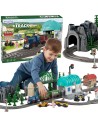 Electric Train with Tracks and Station - Woopie Creative Set