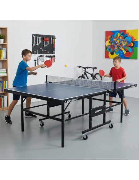WOOPIE stalo teniso raketės „Ping Pong“ + 3 kamuoliukai – žaidimo rinkinys