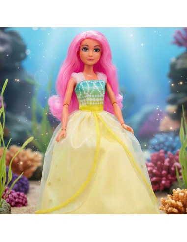 Princess Lily Woopie doll – pink hair and sparkly dress