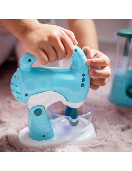 WOOPIE Haushaltsgeräte-Set 3in1 für Kinder - Mixer, Blender, Küchenroboter