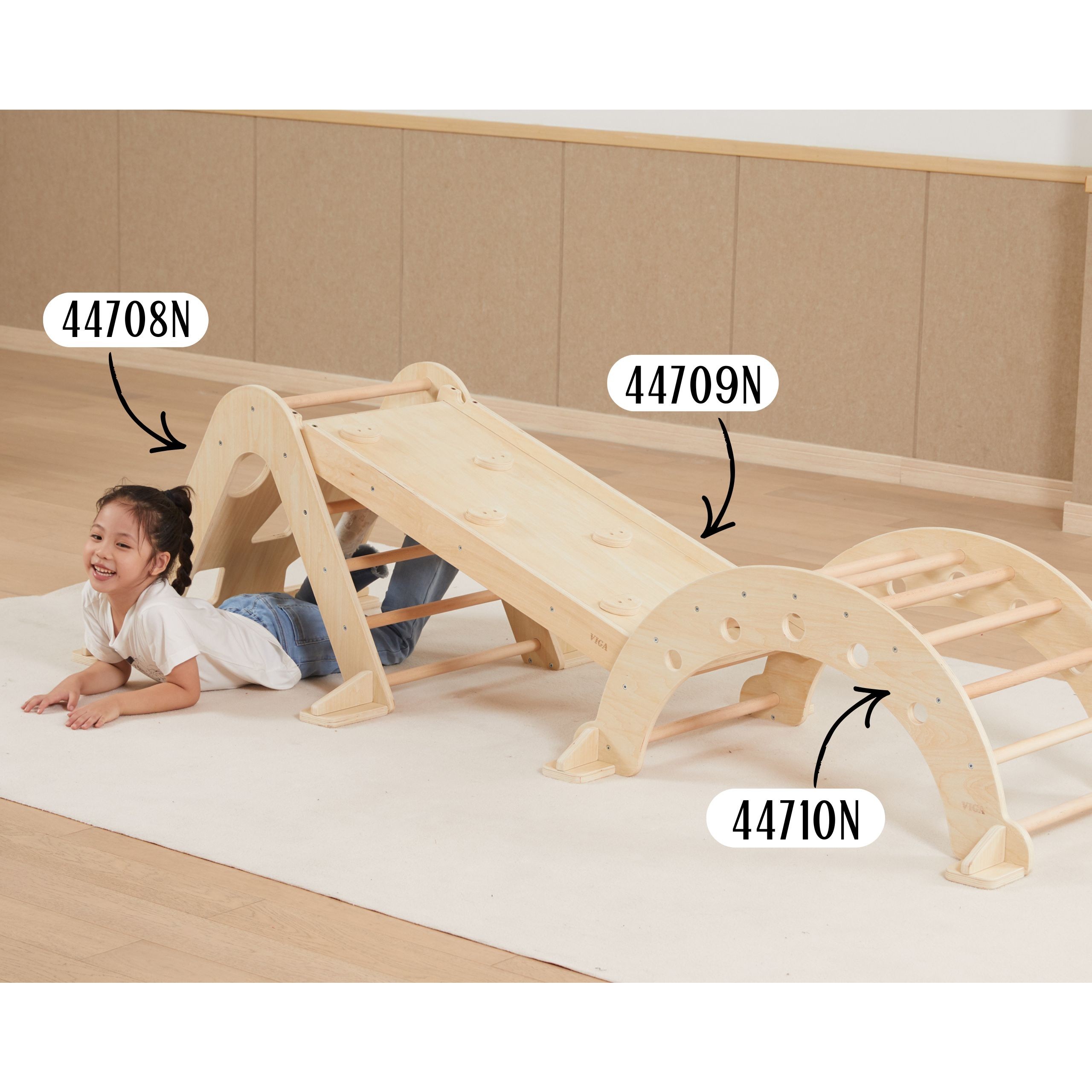 Drewniany bujak naturalny montessori - 33 z 36