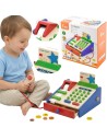 Viga Wooden Cash Register - Playing shop and learning to count