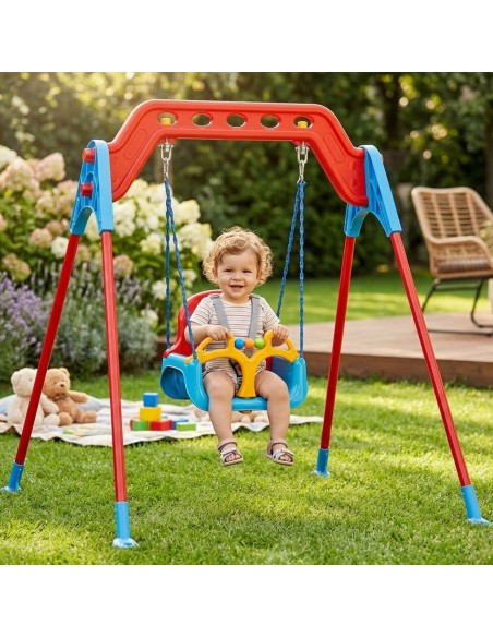 Huśtawka do Ogrodu WOOPIE BABY - Pojedyncza dla Dzieci