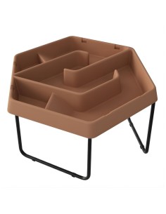 Sześciokątny stolik wodny Masterkidz - kreatywna zabawa na zewnątrz