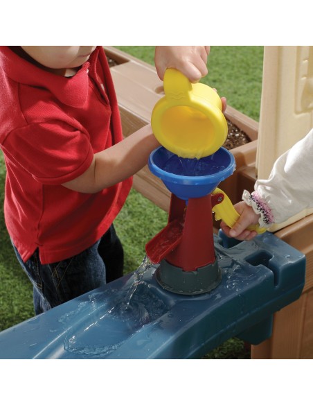 Step2 daugiafunkcis sodo namelis su vandens pompa ir kepsnine