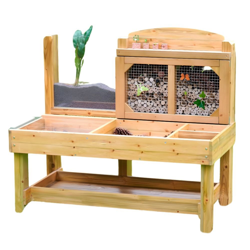 Stół obserwacyjny ogrodowa stacja badawcza owadów i roślin