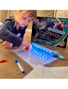 WOOPIE Maginė 3D lenta su LED apšvietimu - Piešimo žaislas 2