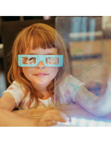 WOOPIE Maginė 3D lenta su LED apšvietimu - Piešimo žaislas