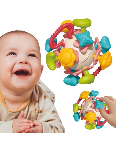 WOOPIE BABY 4-in-1 Rattle - Sensory Toy for Babies 0m+