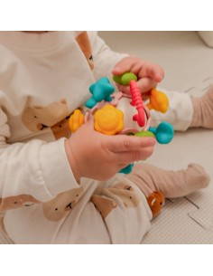 WOOPIE BABY Grzechotka 4w1 - Sensoryczna Zabawka dla Niemowląt 0m+ 2