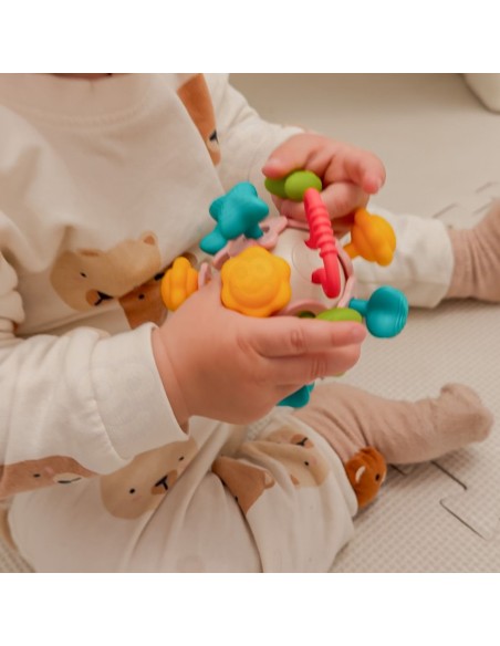WOOPIE BABY Rassel 4in1 – Sensorisches Spielzeug für Babys 0m+