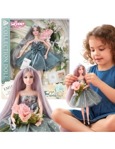 Emily doll in an elegant dress with a bow – WOOPIE ROYAL style and class