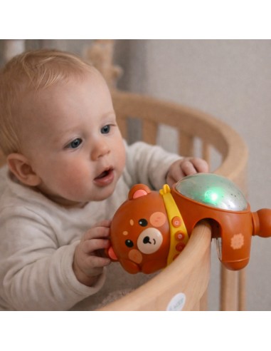 Projektor gwiazd Miś usypiacz dla niemowląt – idealny na noc Woopie