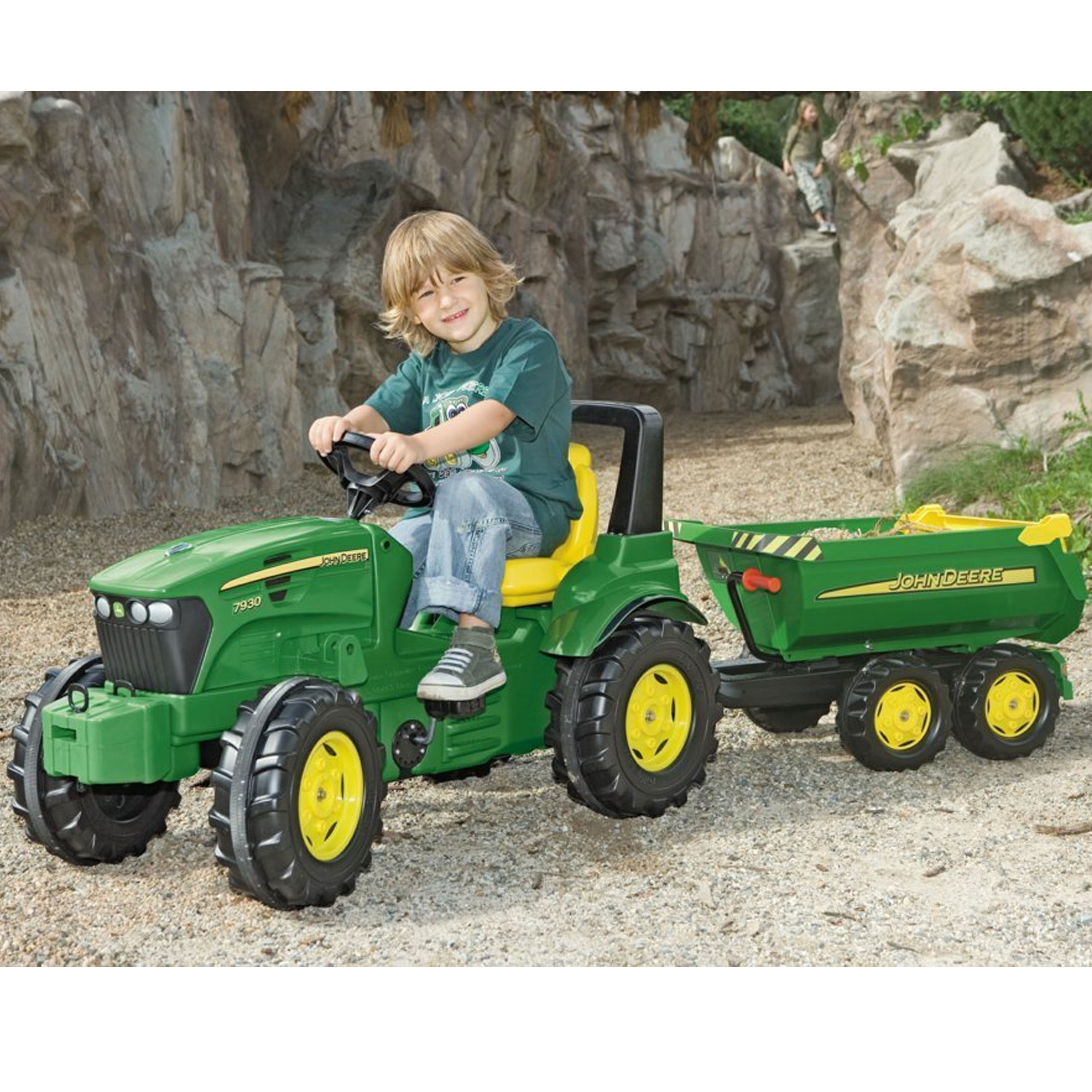 Rollyhalfpipe john deere przyczepa wywrotka