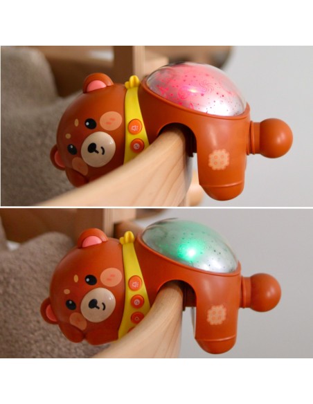 Projektor gwiazd Miś usypiacz dla niemowląt – idealny na noc Woopie