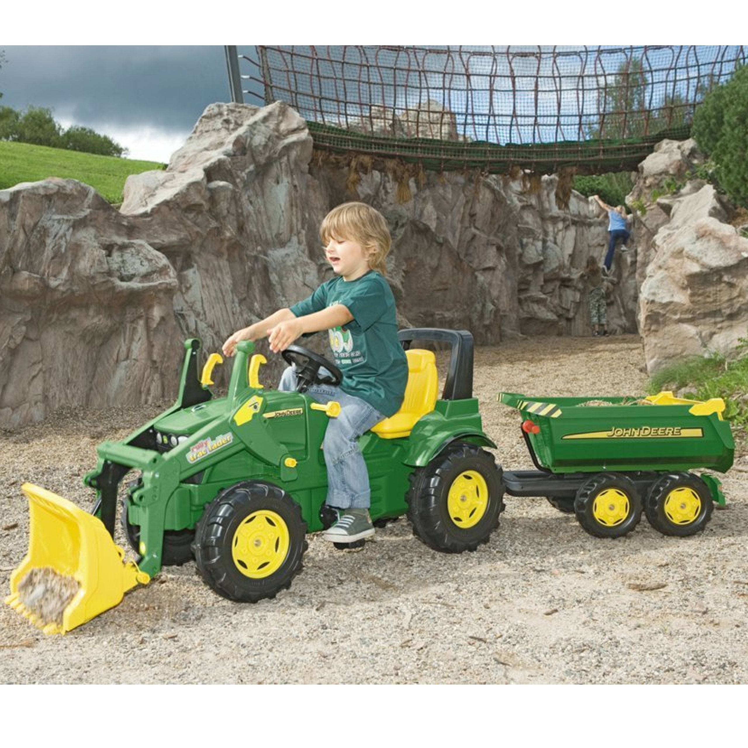 Rollyhalfpipe john deere przyczepa wywrotka