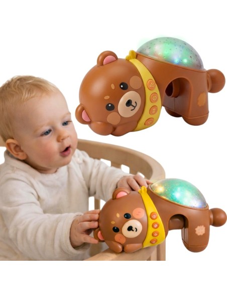 Projektor gwiazd Miś usypiacz dla niemowląt – idealny na noc Woopie