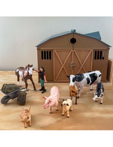 Figurki Zwierząt Farma Zestaw 3+ WOOPIE - Realistyczne Modele