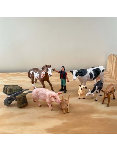 Figurki Zwierząt Farma Zestaw 3+ WOOPIE - Realistyczne Modele