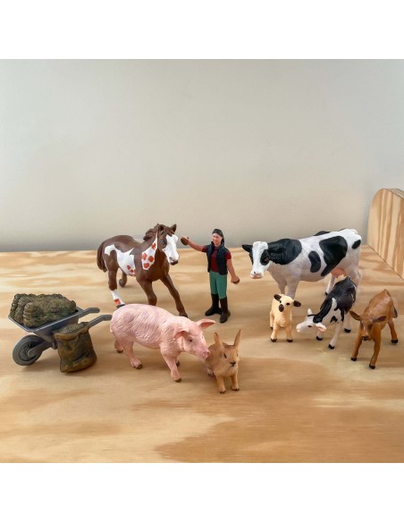 Farm Animal Figurines Set of 3+ WOOPIE - Realistic Models