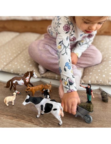 Gyvūnų fermos figūrėlės, 3+ rinkinys WOOPIE – realistiški modeliai