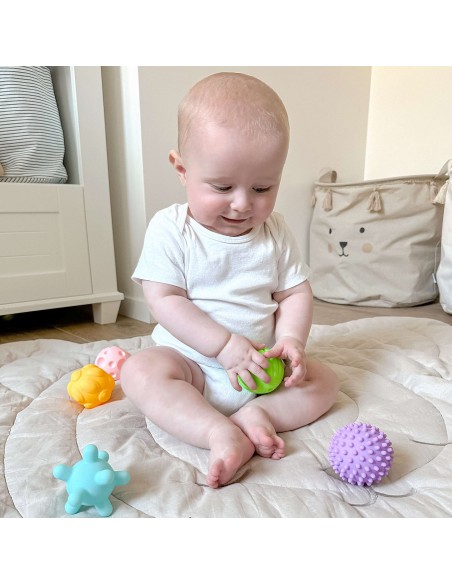 Jutiminės kaladėlės WOOPIE BABY, skirtos spaudimui, 6 vnt. – žaidimas ir lavinimas