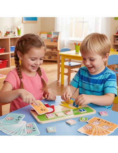 Liczymy na palcach Zabawka Edukacyjna Tooky Toy- Matematyka dla Dzieci