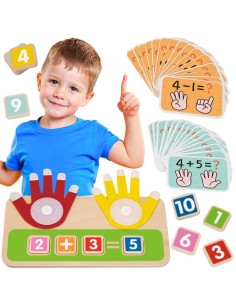 Liczymy na palcach Zabawka Edukacyjna Tooky Toy- Matematyka dla Dzieci