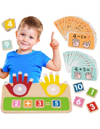 Liczymy na palcach Zabawka Edukacyjna Tooky Toy- Matematyka dla Dzieci