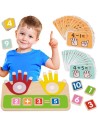 Liczymy na palcach Zabawka Edukacyjna Tooky Toy- Matematyka dla Dzieci