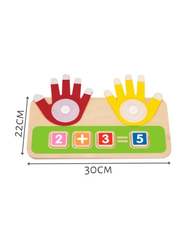 Liczymy na palcach Zabawka Edukacyjna Tooky Toy- Matematyka dla Dzieci