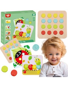 TOOKY TOY Animal Block Puzzle - Learning Shapes and Colors