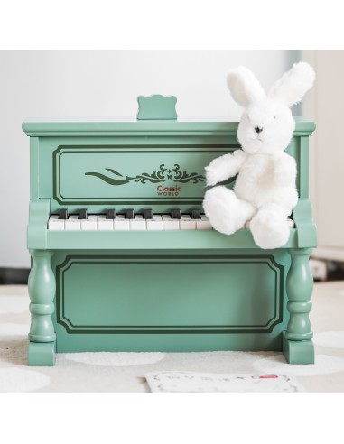 Vintage pianinas CLASSIC WORLD su mokymosi knygute – smagus užsiėmimas!