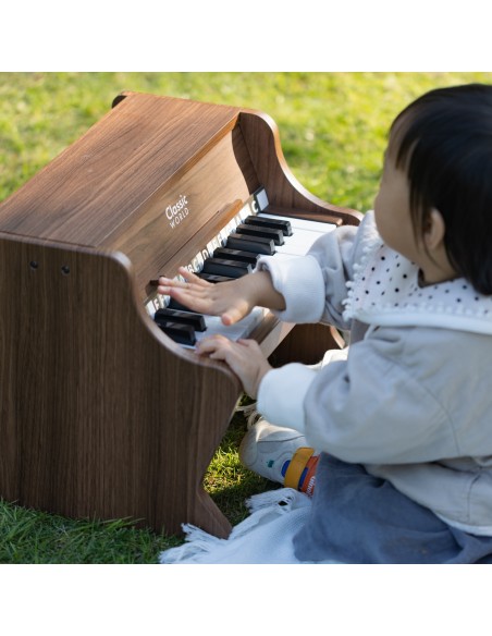 CLASSIC WORLD Drewniane Pianino Klasyczne z Książeczką do Nauki