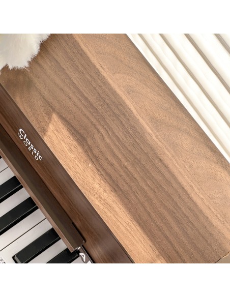 CLASSIC WORLD Wooden Classical Piano with Learning Book